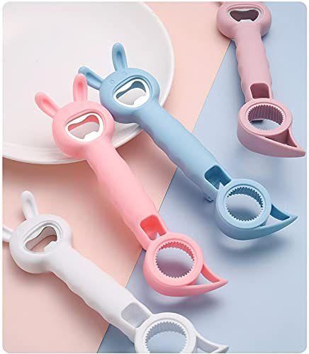 4 in 1 Very Cute Rabbit Bottle Opener Cartoon Shape Plastic Hot Bottle Opener